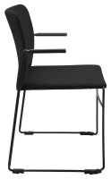 Topstar Besucherstühle Visit Lite RE10ATB0TB0 schwarz Stoff, 4 St.