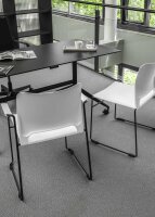 Topstar Besucherstühle Visit Lite RE10AWW weiß Kunststoff, 4 St.