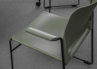 Topstar Besucherstühle Visit Lite RE10AOO olivgrün Kunststoff, 4 St.