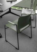 Topstar Besucherstühle Visit Lite RE10AOO olivgrün Kunststoff, 4 St.