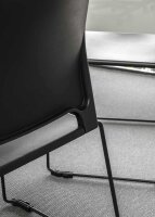Topstar Besucherstühle Visit Lite RE10ASS schwarz Kunststoff, 4 St.