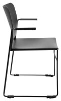 Topstar Besucherstühle Visit Lite RE10ASS schwarz Kunststoff, 4 St.