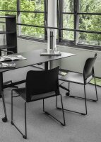 Topstar Besucherstühle Visit Lite RE100SS schwarz Kunststoff, 4 St.