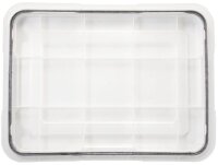 IRIS Ohyama Water Proof Aufbewahrungsboxen 3x 20,0 l transparent, schwarz 29,0 x 39,0 x 26,0 cm, 3 St.