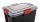 IRIS Ohyama AT-S BkR/C/D.Red Aufbewahrungsboxen 3x 10,0 l schwarz, transparent, rot 29,0 x 39,0 x 14,6 cm, 3 St.