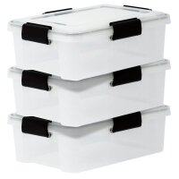 IRIS Ohyama Water Proof Aufbewahrungsboxen 3x 10,0 l...