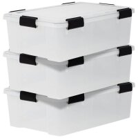 IRIS Ohyama Water Proof Aufbewahrungsboxen 3x 30,0 l...