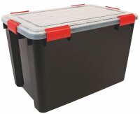 IRIS Ohyama AT-LD BkR/C/D.Red Aufbewahrungsbox 70,0 l...