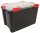 IRIS Ohyama AT-LD BkR/C/D.Red Aufbewahrungsbox 70,0 l schwarz, transparent, rot 29,0 x 59,0 x 38,0 cm, 1 St.
