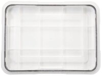 IRIS Ohyama Water Proof Aufbewahrungsbox 10,0 l transparent, schwarz 29,0 x 39,0 x 14,6 cm, 1 St.