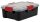 IRIS Ohyama AT-S BkR/C/D.Red Aufbewahrungsbox 10,0 l schwarz, transparent, rot 29,0 x 39,0 x 14,6 cm, 1 St.