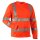 BLAKLÄDER® Herren Warnschutz-Langarmshirt 3381 orange Größe L, 1 St.
