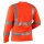 BLAKLÄDER® Herren Warnschutz-Langarmshirt 3381 orange Größe L, 1 St.