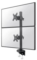 Neomounts Monitor-Halterung FPMA-D960DVBLACKPLUS schwarz für 2 Monitore, Tischklemme