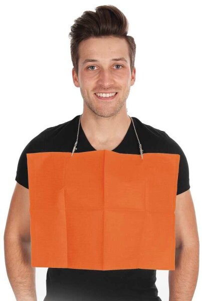 HYGOSTAR Patientenservietten orange 2-lagig 46,0 x 33,0 cm, 125 St.