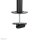 Neomounts Monitor-Halterung FPMA-D550D4BLACK schwarz für 4 Monitore, Tischklemme, Tischbohrung