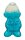 HARIBO die SCHLÜMPFE Fruchtgummi 175,0 g, 1 Pack