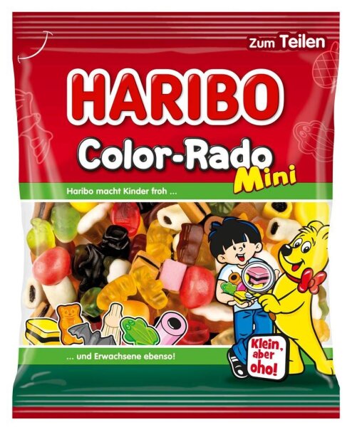 HARIBO Mini COLOR-RADO Fruchtgummi 160,0 g, 1 Pack