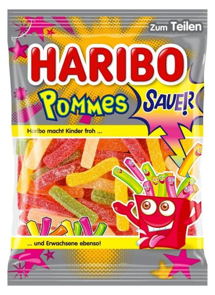 HARIBO SAURE POMMES Fruchtgummi 175,0 g, 1 St.
