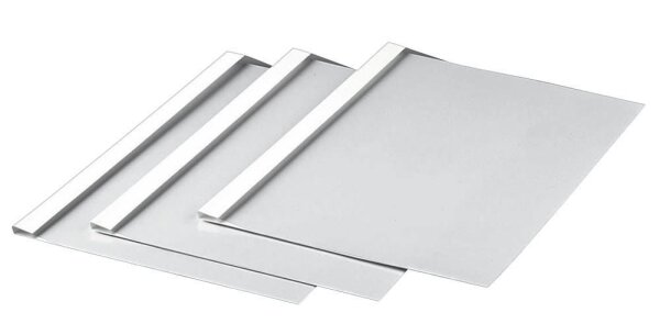 dots Thermo-Bindemappen weiß Hochglanzkarton für 5 - 15 Blatt, 100 St.