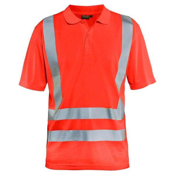 BLAKLÄDER® unisex Warnschutz Shirt 3391 hellrot Größe 4XL, 1 St.