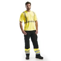 BLAKLÄDER® unisex Warnschutz Shirt 3386 gelb Größe XL, 1 St.