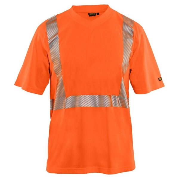 BLAKLÄDER® unisex Warnschutz Shirt 3386 orange Größe L, 1 St.