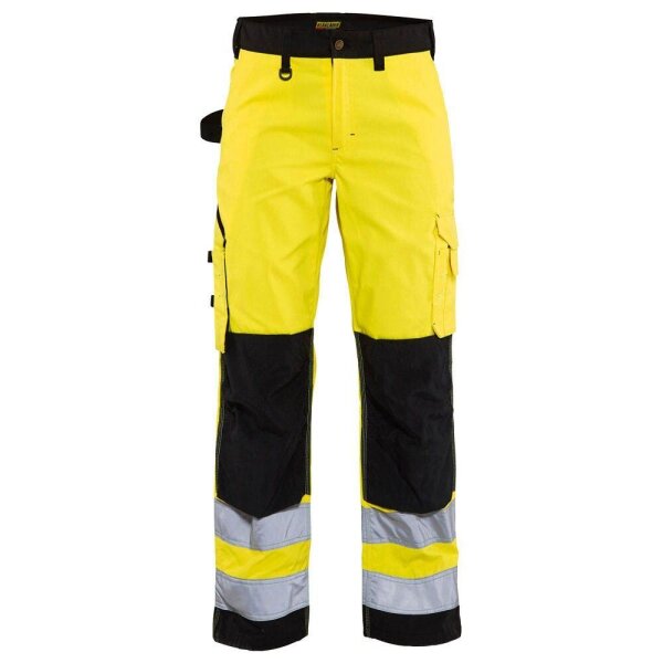 BLAKLÄDER® Damen Warnschutzhose 7155 gelb, schwarz Größe 23