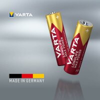 VARTA Batterien LONGLIFE Max Power Alkali-Mangan Mignon AA 1,5 V, 4 St.