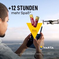 VARTA Batterien LONGLIFE Max Power Alkali-Mangan Mignon AA 1,5 V, 4 St.