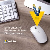 VARTA Batterien LONGLIFE Power Alkali-Mangan Micro AAA 1,5 V, 4 St.