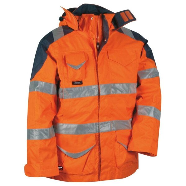 COFRA® Herren Warnjacke Winter PROTECTION orange Größe 62