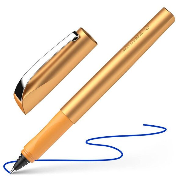 Schneider Ceod Shiny Tintenroller bronze-metallic 0,5 mm, Schreibfarbe: blau, 1