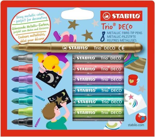 STABILO Trio DECO Filzstifte farbsortiert, 1 St.