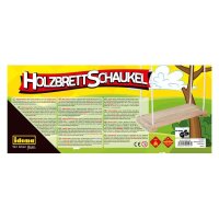 Idena Brettschaukel braun Holz