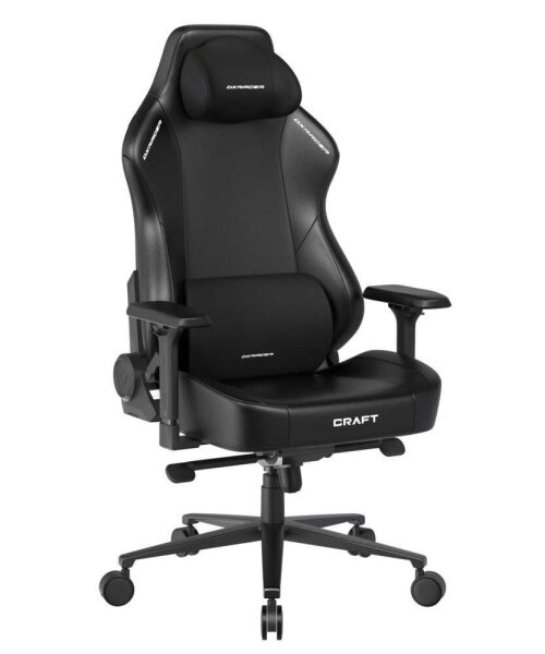 DXRacer Gaming Stuhl Craft, Größe XL, GC/XLCM23LTA/N Kunstleder schwarz