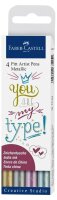 FABER-CASTELL Pitt Artist Pen Metallic Lackmarker...