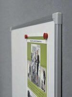 FRANKEN Whiteboard U-Act!Line® 120,0 x 90,0 cm weiß lackierter Stahl