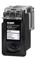KMP C136 schwarz Druckerpatrone kompatibel zu Canon PG-560XL