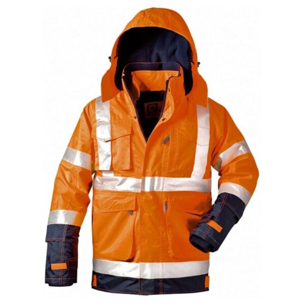 elysee® unisex Warnjacke PHILIPP orange, marine Größe L