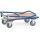 fetra Transportwagen klappbar 1132 blau 47,0 x 81,5 x 93,0 cm bis 250,0 kg