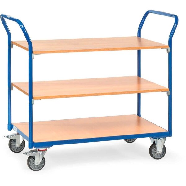 fetra Tischwagen 1800 blau 50,0 x 103,0 x 102,0 cm