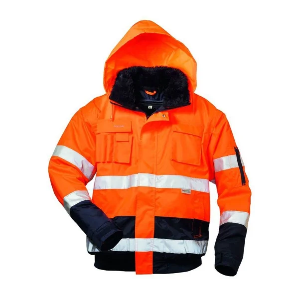 elysee® unisex Warnjacke VOLKER orange, marine...