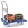 fetra Transportwagen 3130 blau 54,0 x 81,5 x 89,0 cm bis 200,0 kg