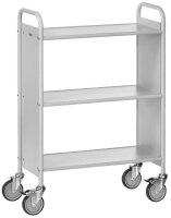 fetra 4870 Bürowagen grau 3 Ebenen 38,5 x 81,0 x...