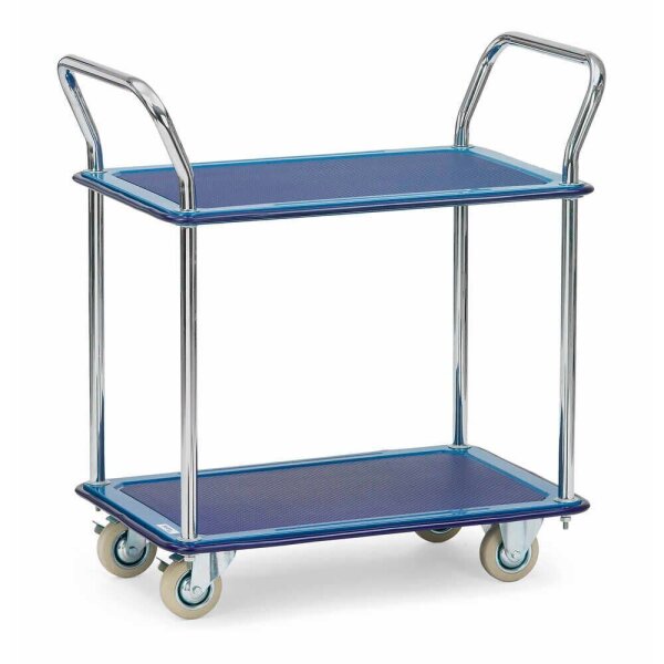 fetra Transportwagen 3112 blau 49,5 x 76,0 x 86,0 cm bis 120,0 kg