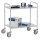 fetra 4880 Bürowagen grau 2 Ebenen 53,5 x 90,0 x 92,5 cm