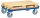 fetra Palettenwagen 22801-TPE blau 85,5 x 125,5 x 32,9 cm