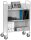 fetra 4891 Bürowagen grau 3 Ebenen 40,0 x 85,5 x 121,8 cm
