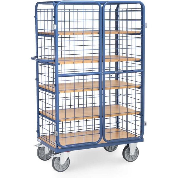 fetra Etagenwagen 8581-3DE blau 63,0 x 116,9 x 180,0 cm